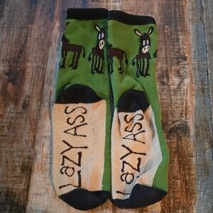 Lazy Ass Men's Donkey Socks